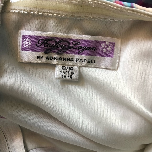 Adrianna Papell Dresses | Hailey Logan by Adriana Papell Watercolor Maxi, - Picture 10 of 11